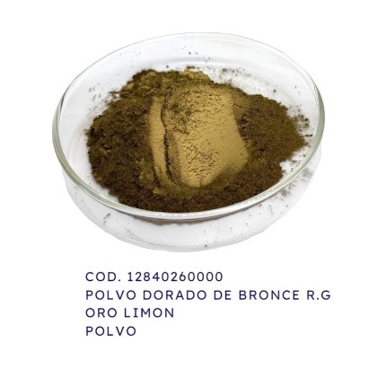 POLVO DORADO DE BRONCE R.G ORO LIMON POLVO